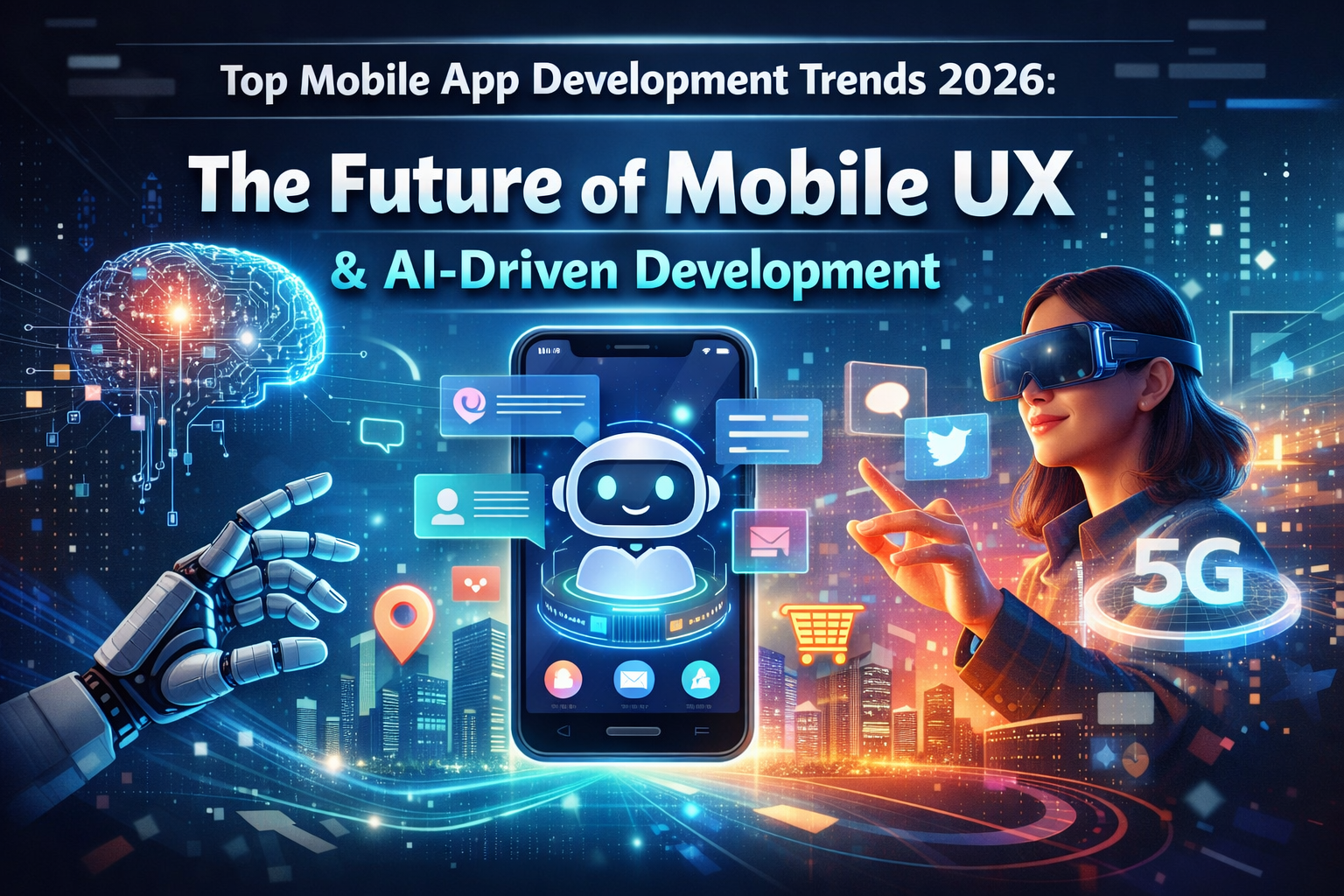 Top Mobile App Development Trends 2026: The Future of Mobile UX and AI-Driven Development